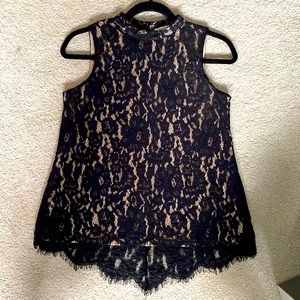 Black Lace Tank